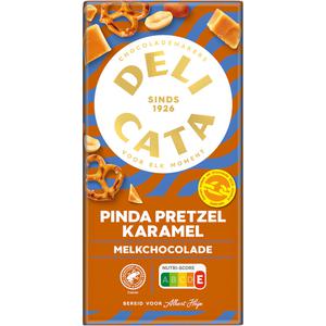 Delicata Pinda pretzel karamel melkchocolade