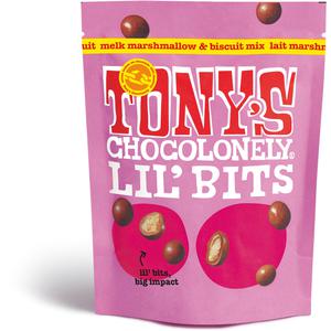 Tony's Chocolonely Lil' bits melk marshmellow biscuit mix