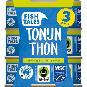 Fish Tales Tonijn in olijfolie 3-pack