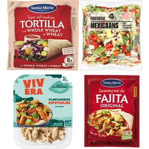 Santa Maria vegetarische Fajita wraps pakket