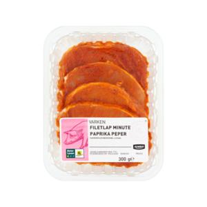 Jumbo Filetlapjes a la Minute Paprika Peper Varken 4 Stuks 300g