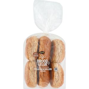 JUMBO Broodgeluk - Volkoren Bollen - 6 Stuks