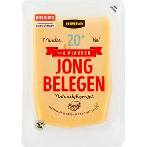 Jumbo Kaas 20+ Jong Belegen Plakken 190g