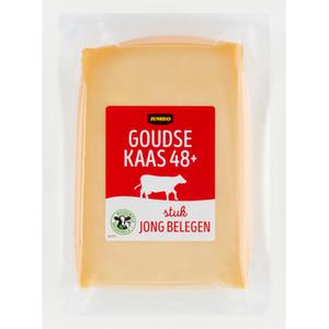 Jumbo Goudse Kaas 48+ Jong Belegen Stuk 450g