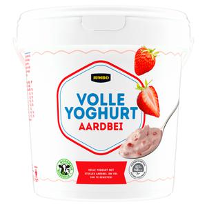 Jumbo Volle Yoghurt Aardbei 1KG