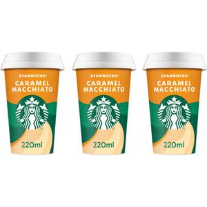 Jumbo Starbucks Chilled Coffee Caramel Macchiato ijskoffie 3 x 220ml