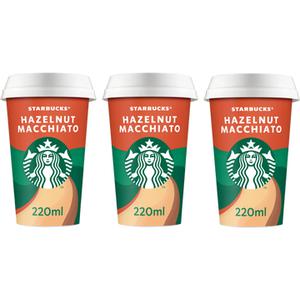 Jumbo Starbucks Chilled Coffee Hazelnut Macchiato ijskoffie 3 x 220ML