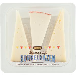 Jumbo Spaanse Stijl Borrelkazen Queso Manchego - Geitenkaas - Iberico 100g