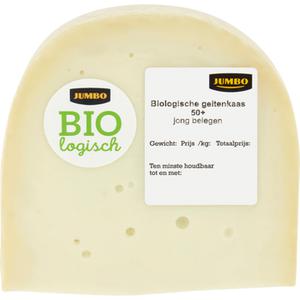 Jumbo Biologische Geitenkaas 50+ Jong Belegen Stuk ca. 375g