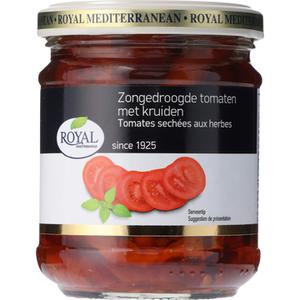 Royal Mediterranean Zongedroogde Tomaten met Kruiden 215g