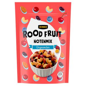 Jumbo Rood Fruit Notenmix Ongezouten 200g