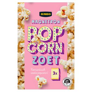 Jumbo Magnetron Popcorn Zoet 3 x 90g