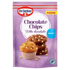 Dr. Oetker Chocolate Chips Witte Chocolade Decoratie 100g