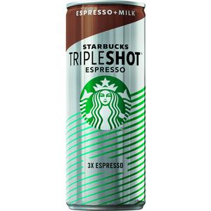 Starbucks Tripleshot Espresso + Milk no Sugar