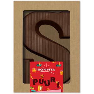 Bonvita Chocoladeletter S puur