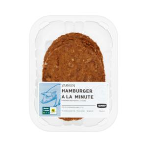 Jumbo Hamburger a la Minute Varken 3 Stuks 270g