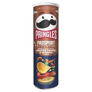 Pringles Passport Flavours Middle East Style Roasted Pepper & Hummus