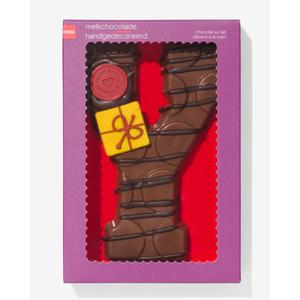 Hema handgedecoreerde chocoladeletter melk Y 200gram