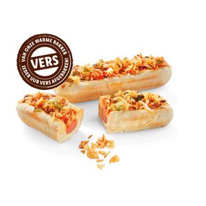 Lidl Verse hotdog met BBQ-smaak en gebakken uitjes