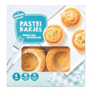 De Afbakker 4-pack pasteibakjes