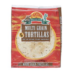 Cantina Mexicana Tortilla's meergranen - 6 stuks