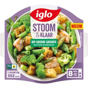 Iglo Stoom & klaar kip groene groente