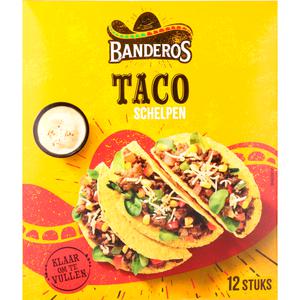 Banderos Taco schelpen 12 stuks