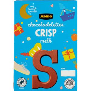 Jumbo Chocoladeletter Crisp Melk S 75g