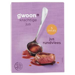 g'woon jus rundvlees 5-pack