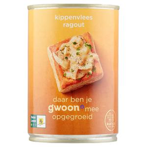 g'woon kippenvlees ragout