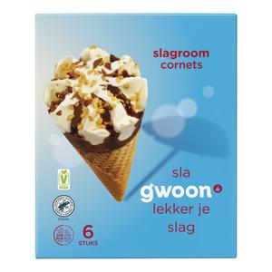 g'woon slagroom cornets