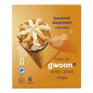 g'woon karamel slagroom cornets