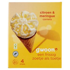 g'woon citroen & meringue cornets