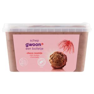 g'woon chocolade roomijs