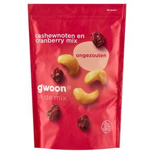 g'woon cashewnoten-cranberry mix