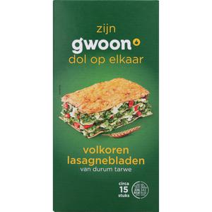 g'woon lasagne bladen volkoren