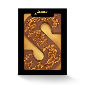 Jamin Praline chocoladeletter melk