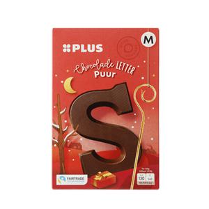 PLUS Chocoladeletter Puur