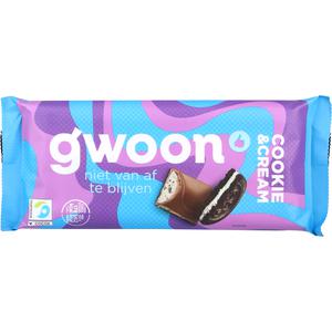 g'woon melk gevuld cookie & cream