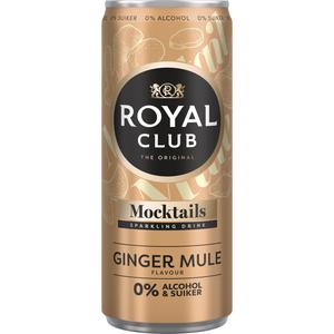 Royal Club Mocktails ginger mule flavour 0% alcohol