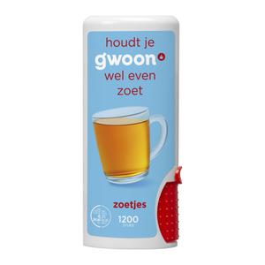 g'woon zoetstoftabletten