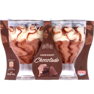 Primafrost IJsdessert chocolade 2 stuks