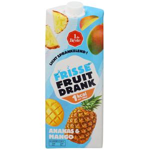 1 de Beste Frisse fruitdrank ananas-mango 1kcal