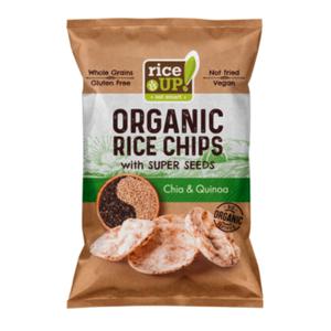 Rice Up! Rijstchips Chia & Quinoa Biologisch 25 gram