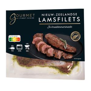 Gourmet Nieuw-Zeelandse lamsfilets in kruidenmarinade