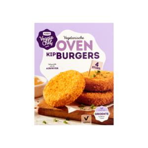 Jumbo Veggie Chef Vegetarische Kipburgers Oven 4 Stuks 320g