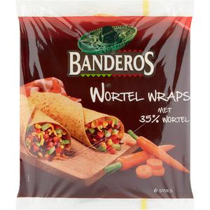 Banderos Wortel wraps 6 stuks