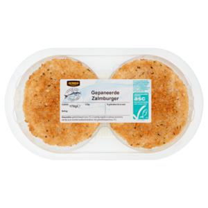 Jumbo Verse Vis Vismarkt Gepaneerde Zalmburger 170g