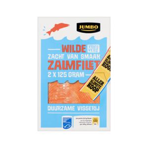 Jumbo Wilde Zalmfilet Diepvries 2 x 125g