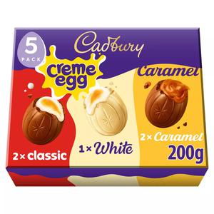 Cadbury Mixed Creme Egg 5-Pack 200g